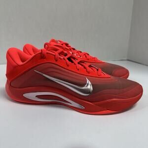 Nike A'One Royal Flame FZ8605 602 Size 9 Women Size 7.5 Men Red Basketball Shoe